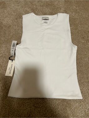 Aritzia Contour Tank Top in White